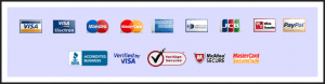 All Major Credit Cards And Paypal Accepted